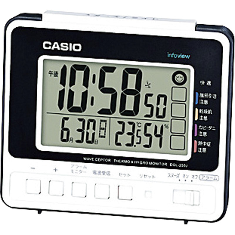 カシオ ウエーブセプター 生活環境お知らせクロック DQL-250J-7JF