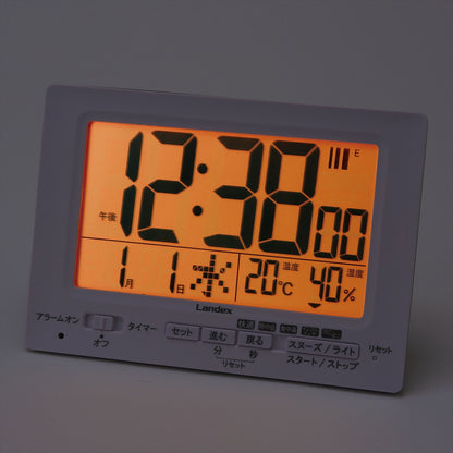 ランデックス デジタル電波時計　ｎｅｏプラスタイマー YT5278WH