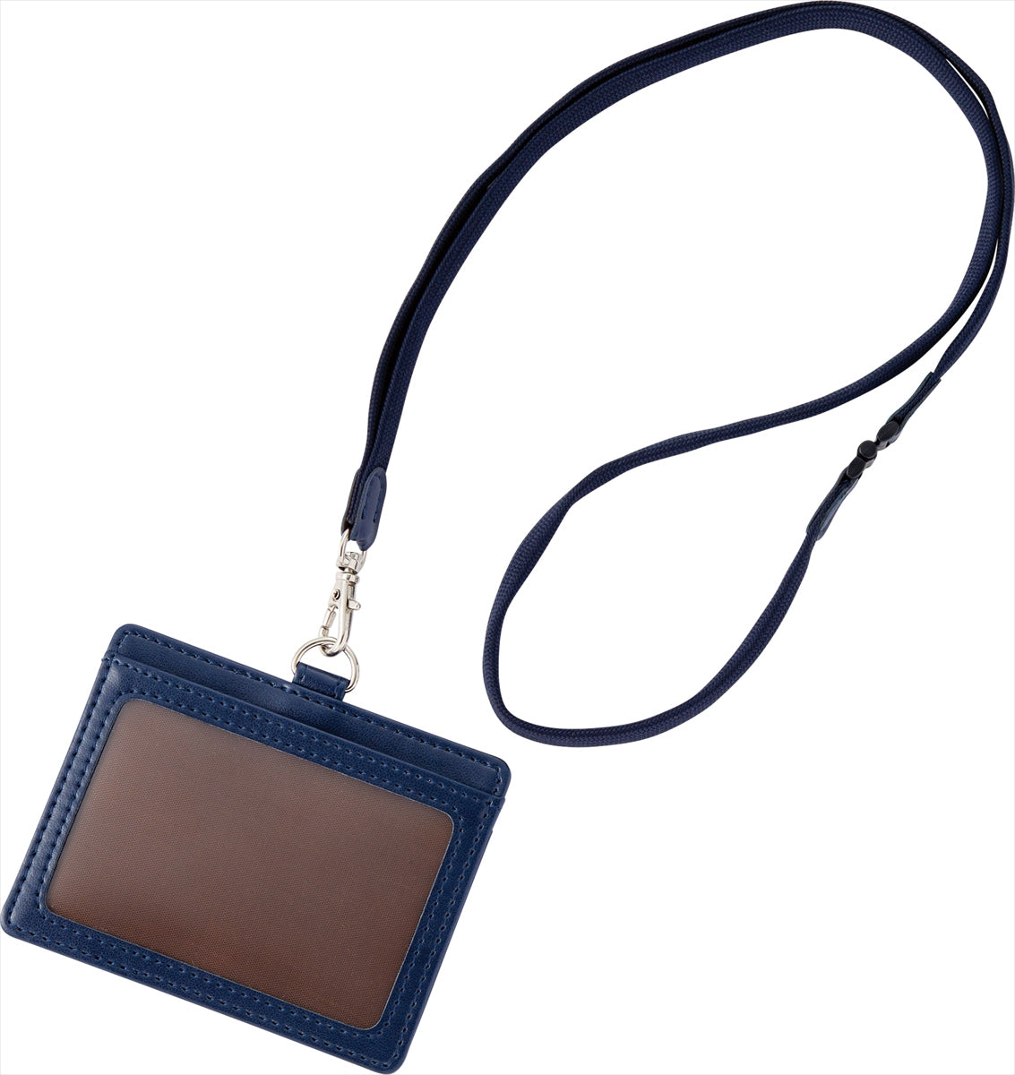 グロワール ＩＤカードホルダー　合皮製 ブラック GLP1172B