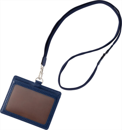 グロワール ＩＤカードホルダー　合皮製 ブラック GLP1172B