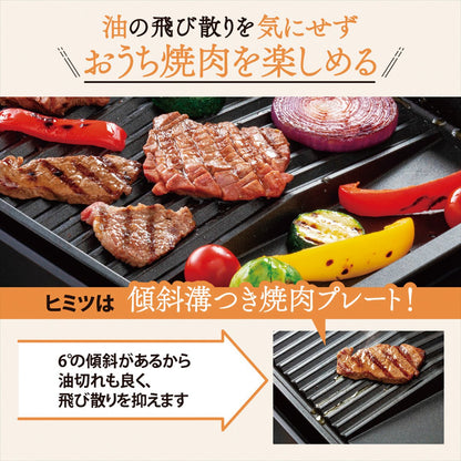 象印 やきやき ホットプレート（２枚プレート） EA-KF20-BA