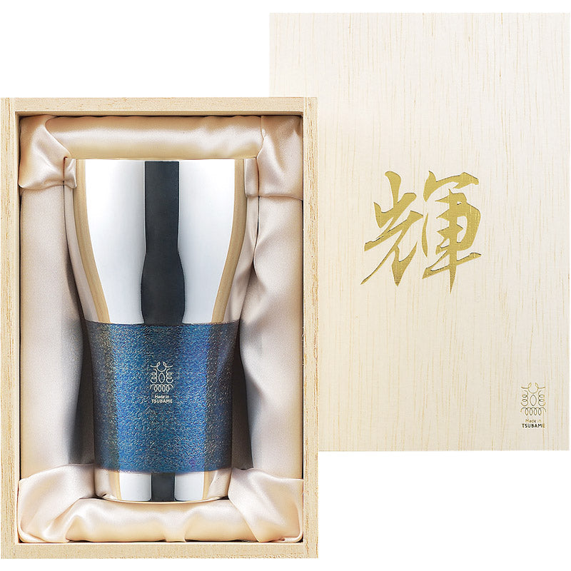 メイドインツバメ 輝 純銅ビアタンブラー　銀古美４４０ｍＬ KG-04