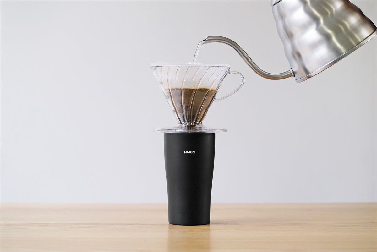 ハリオ フタ付き保温タンブラー　３００ｍＬ グレー STF-300-GR