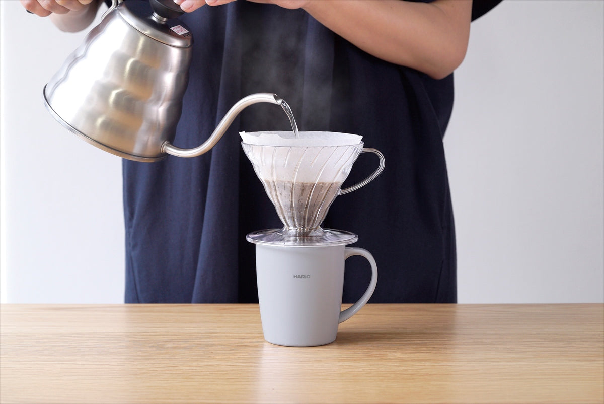 ハリオ フタ付き保温マグ　３００ｍＬ グレー SMF-300-GR