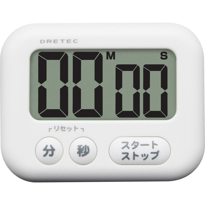 ドリテック 大画面タイマー「シャボン」 T-614WT