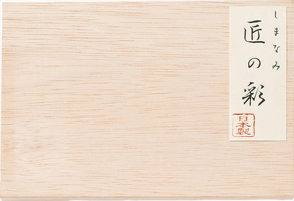 今治 しまなみ匠の彩 フェイスタオル１Ｐ（国産木箱入） ブルー IMK-135BL