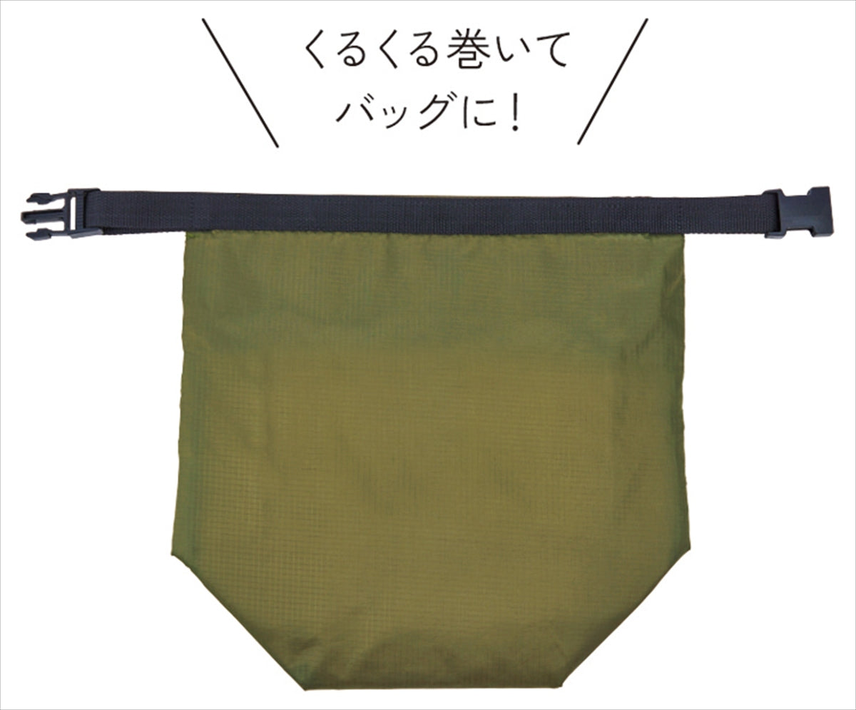 テントクロス保冷温ランチバッグ ブラック 0054-01