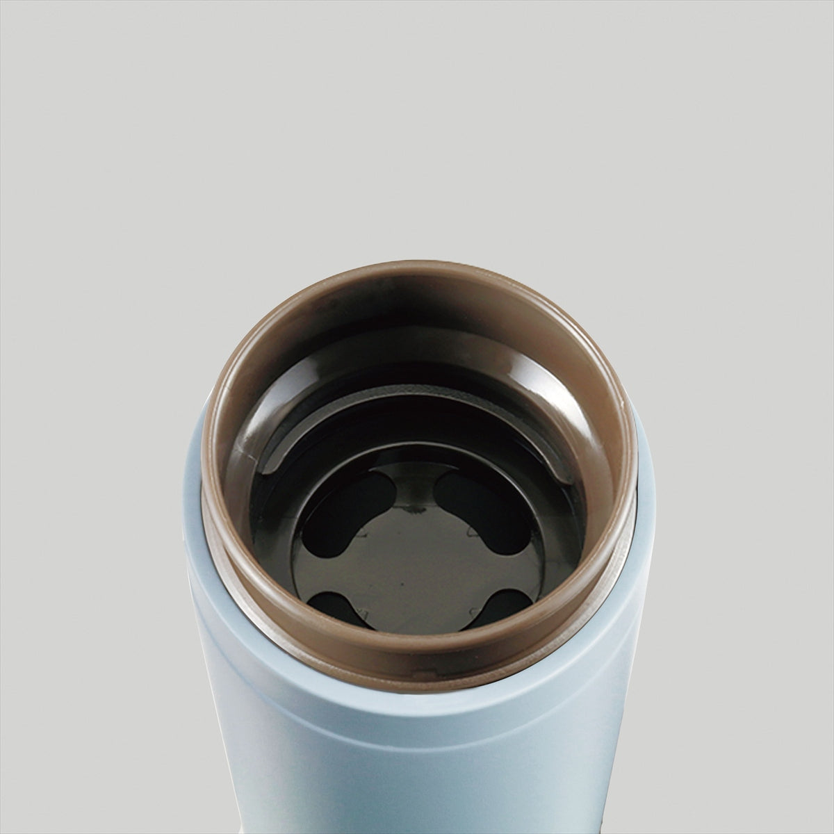 ココカフェ 真空二重マグ　３００ｍＬ（パウダーコート） スモークブルー CC-30A