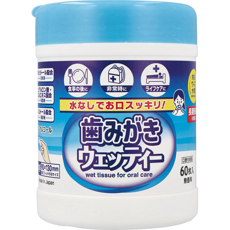 歯みがきウェッティー６０枚入 D00069