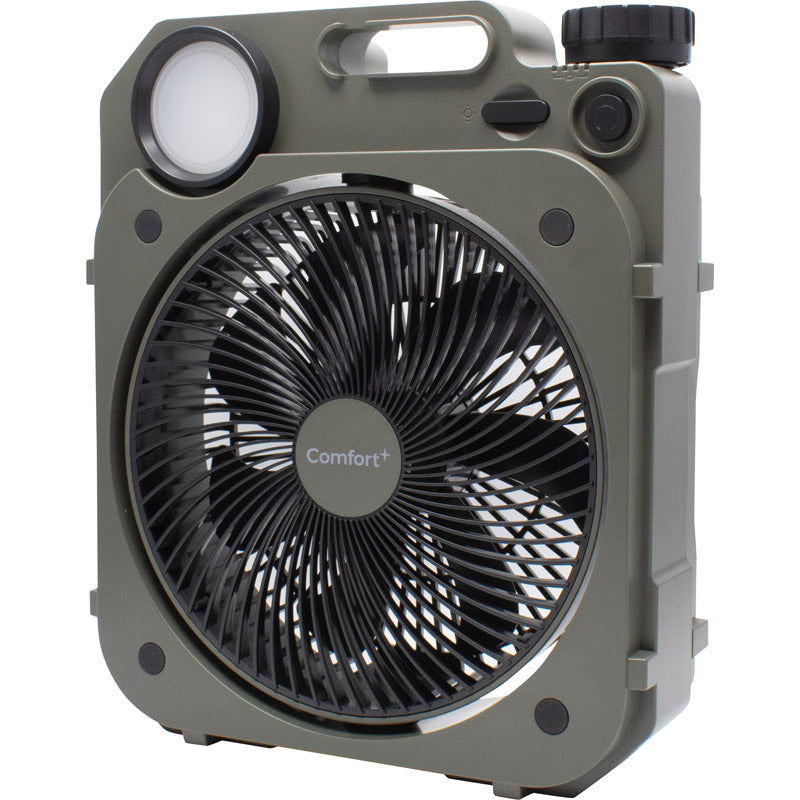 コンフォート 充電式薄型送風扇　エアフォースファン モスグリーン AF8-17G