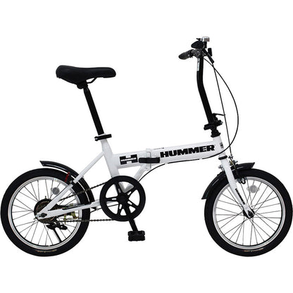 ハマー ノーパンク１６インチ折畳自転車ＷＨ MG-HM16N-WH