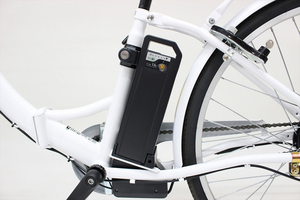 フィールドチャンプ 電動アシスト２６インチ折畳み軽快車 MG-FCP100EB