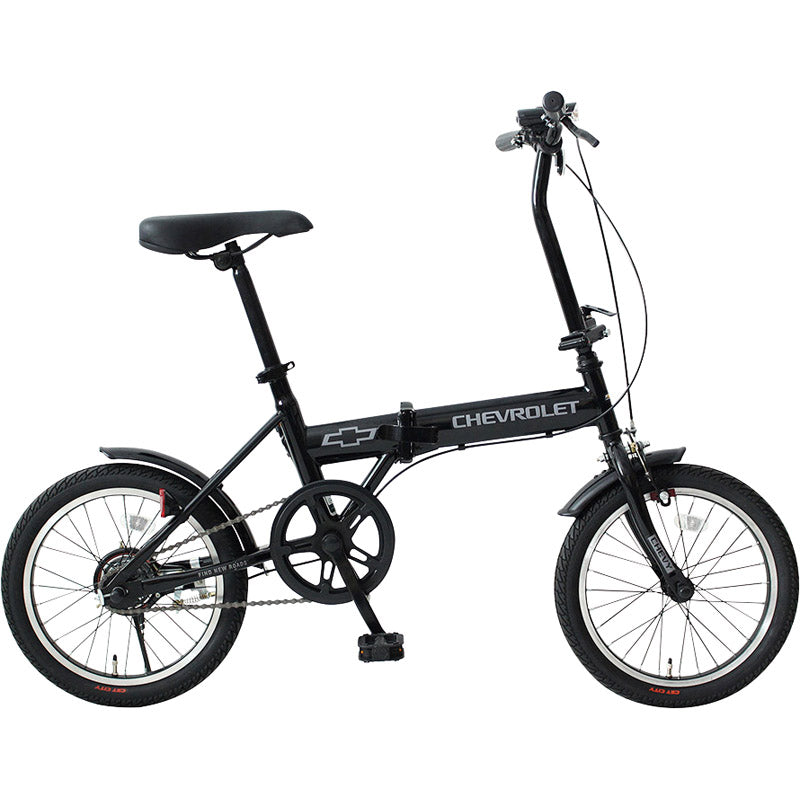 シボレー １６インチ折畳自転車ＢＫ（ＢＡＡ仕様） MG-CV16BAA-BK