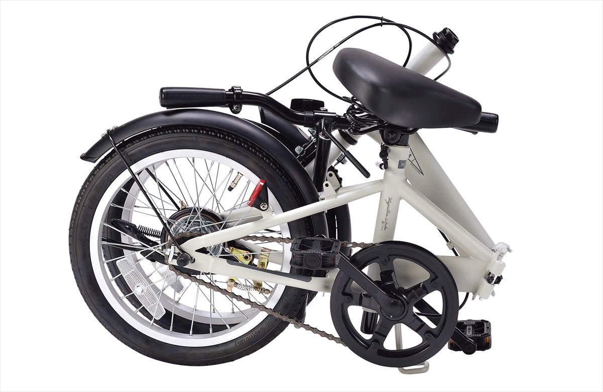 マイパラス １６インチ折りたたみ自転車 サンドベージュ MF101-SA