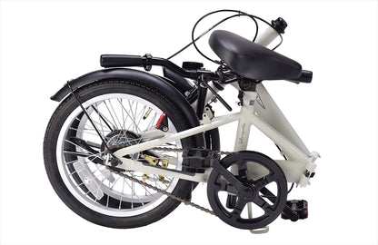 マイパラス １６インチ折りたたみ自転車 サンドベージュ MF101-SA