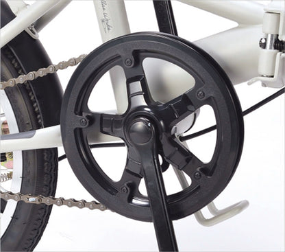 マイパラス １６インチ折りたたみ自転車 サンドベージュ MF101-SA