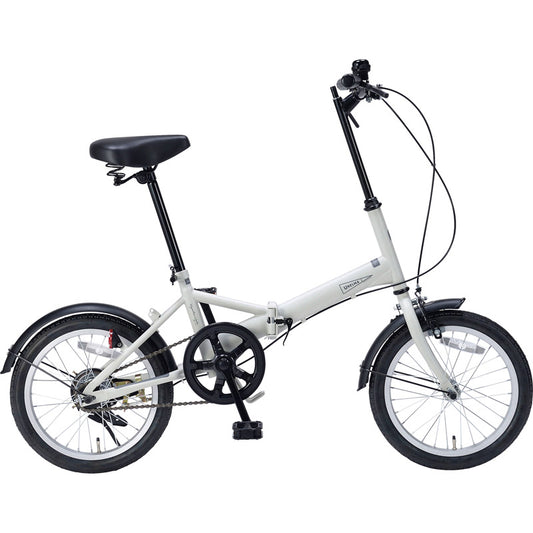 マイパラス １６インチ折りたたみ自転車 アイスグレー MF101-IC