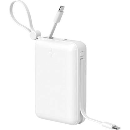 HIDISC ケーブル一体型ＰＤ２０Ｗ対応モバイルバッテリー 20000ｍＡｈ ホワイト HD4-MBTC20W2CPD20WH