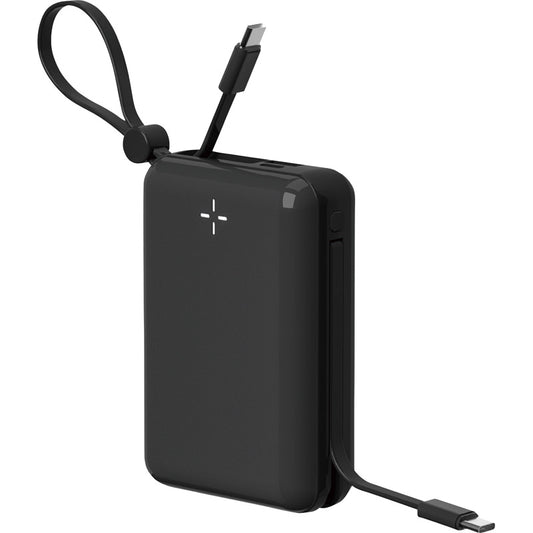 HIDISC ケーブル一体型ＰＤ２０Ｗ対応モバイルバッテリー 20000ｍＡｈ ブラック HD4-MBTC20W2CPD20BK