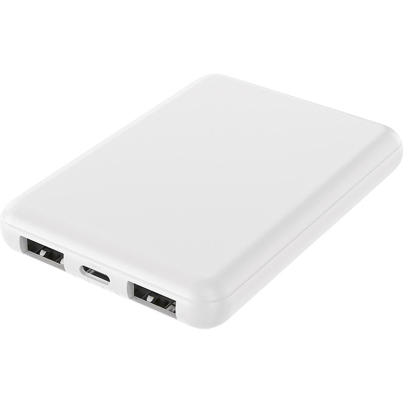 HIDISC Ｔｙｐｅ－Ｃ　入出力対応モバイルバッテリー　５０００ｍＡｈ ホワイト HD4-MBTC5000WH