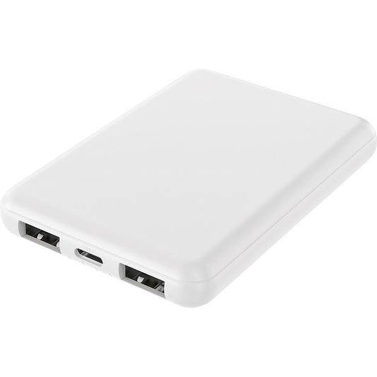 HIDISC Ｔｙｐｅ－Ｃ　入出力対応モバイルバッテリー　５０００ｍＡｈ ホワイト HD4-MBTC5000WH