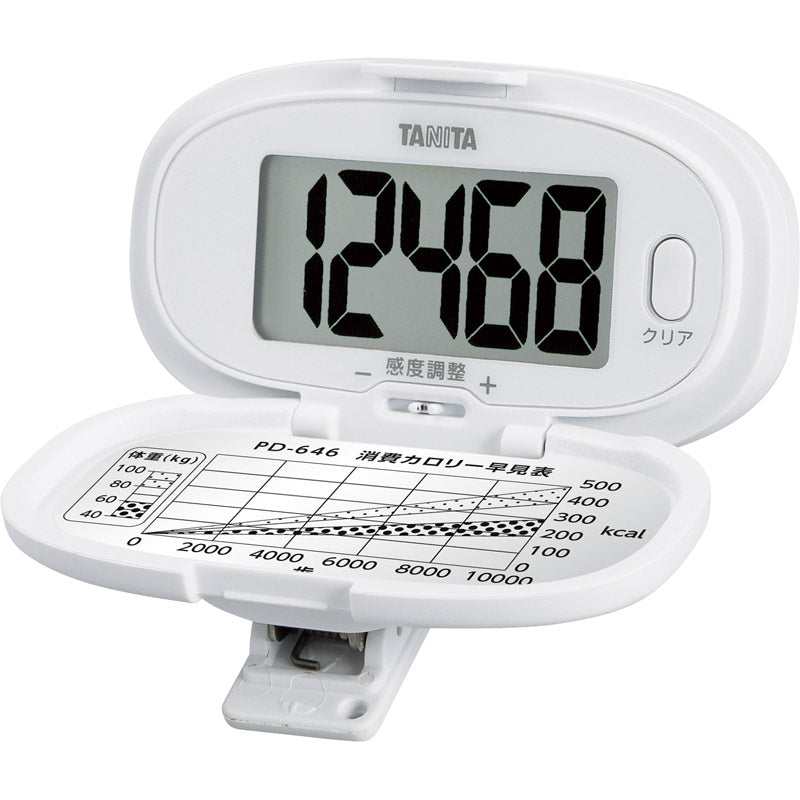 タニタ 歩数計 ホワイト PD-646WH