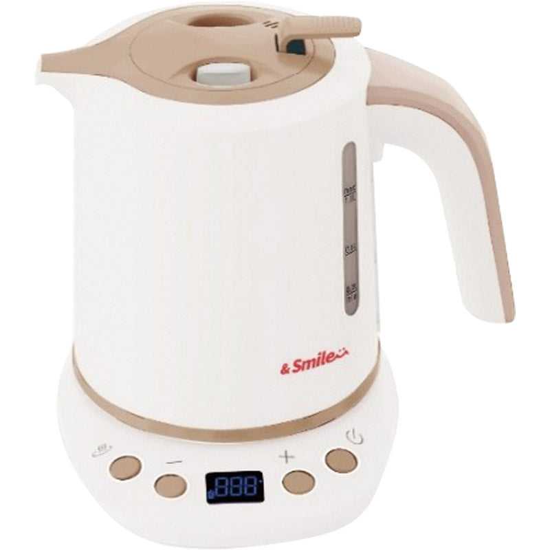 温度調整転倒湯もれ防止電気ケトル１．０Ｌ AS-102