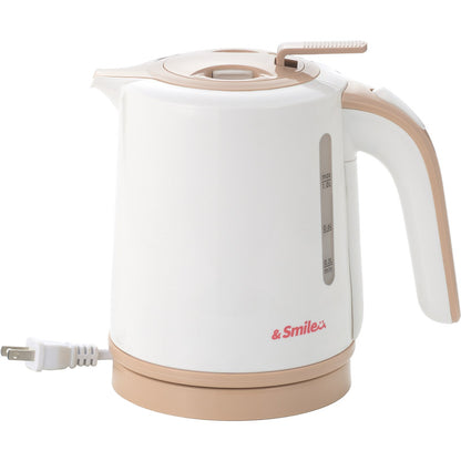 ＆ｓｍｉｌｅ 倒れてもこぼれにくい電気ケトル１．０Ｌ AS-100