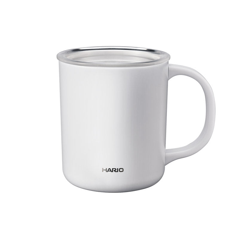 ハリオ セラミックコーティング　真空二重保温マグ　３５０ｍＬ ホワイト CMG-350-W
