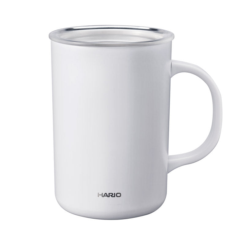 ハリオ セラミックコーティング　真空二重保温マグ　４７０ｍＬ ホワイト CMG-470-W