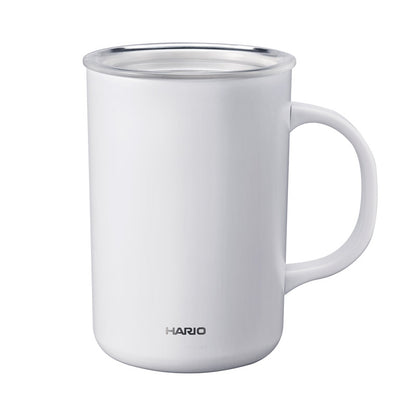 ハリオ セラミックコーティング　真空二重保温マグ　４７０ｍＬ ホワイト CMG-470-W