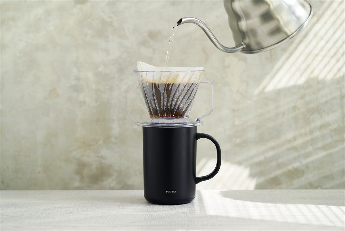 ハリオ セラミックコーティング　真空二重保温マグ　４７０ｍＬ ホワイト CMG-470-W