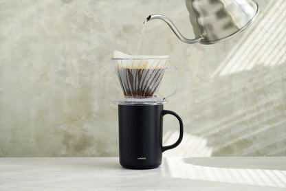 ハリオ セラミックコーティング　真空二重保温マグ　４７０ｍＬ ホワイト CMG-470-W
