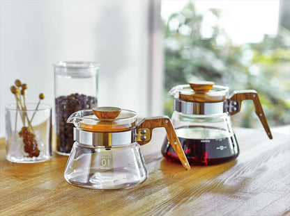 ハリオ コーヒーサーバー４００ｍＬ　オリーブウッド VCWN-40-OV