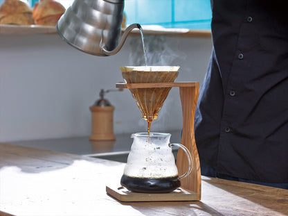 ハリオ Ｖ６０　オリーブウッドスタンドセット VSS-1206-OV