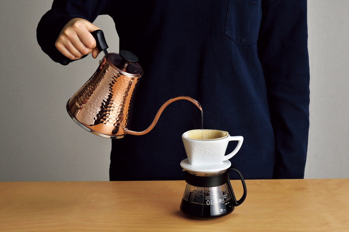 食楽工房 銅製鎚目コーヒーサーバーケトル　０．８Ｌ CNE315