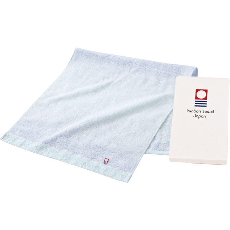 今治 しまなみ匠の彩　花つぼみ フェイスタオル１Ｐ ブルー IHT-A0 BL