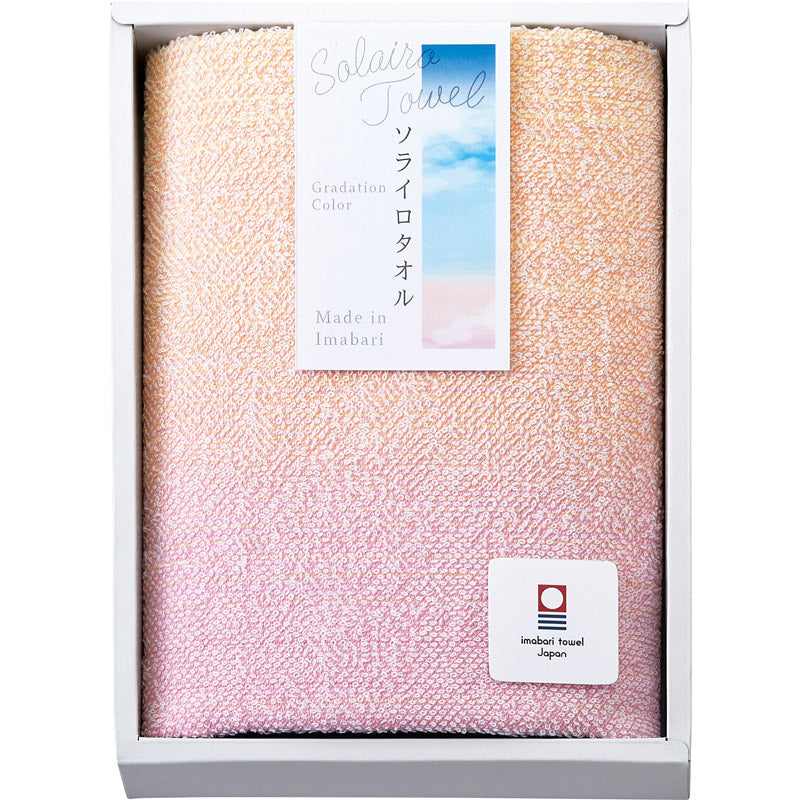 今治 ソライロタオル フェイスタオル１枚 ピンク SO1261 PI