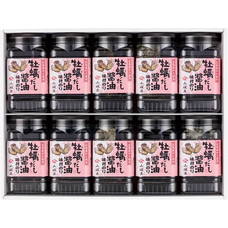 山城屋 牡蠣だし醤油味付海苔 NK-50