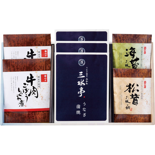 三河一色産うなぎの蒲焼・お吸物セット MU-AJJC