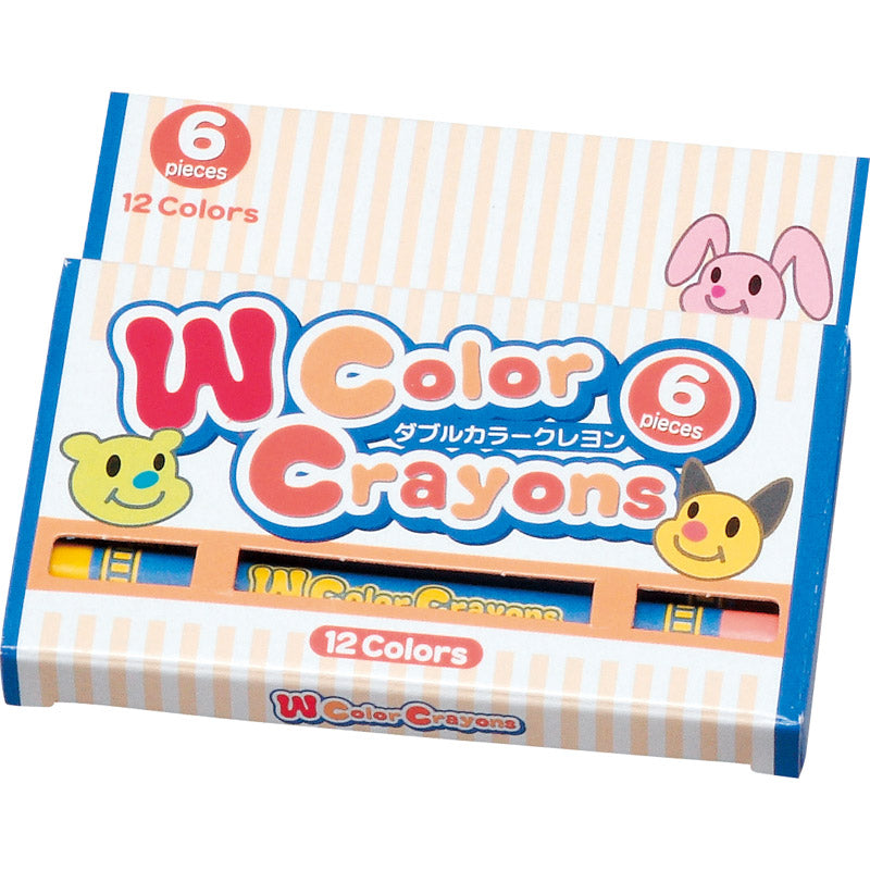 Ｗカラークレヨン 1825-02